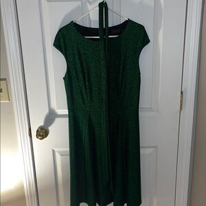 Dress the Population Emerald Green Midi Dress